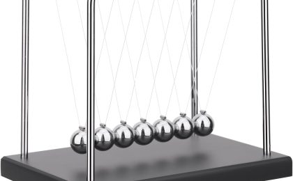Discover the Magic of Physics with QLKUNLA's 7-Bead Newton's Cradle!