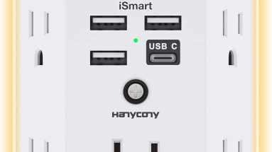 Illuminate and Expand: The HANYCONY Outlet Extender with Night Light Review