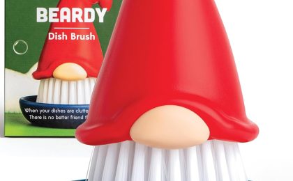 Scrub in Style: The Quirky Beardy Gnome Dish Brush Review