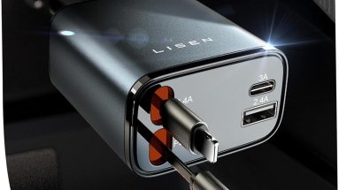Charge Smart on the Go: LISEN Retractable 69W USB C Car Charger Review