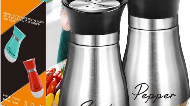 Elevate Your Dining Experience: Review of the Stylish Glass Bottom Salt and Pepper Shakers Set
