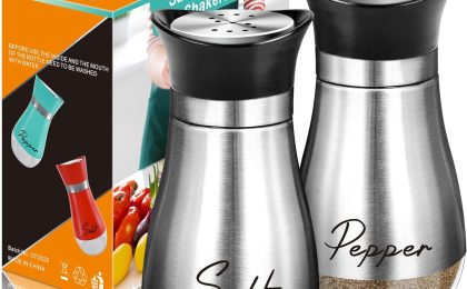 Elevate Your Dining Experience: Review of the Stylish Glass Bottom Salt and Pepper Shakers Set