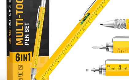The Ultimate 6-in-1 Multitool Pen: Perfect Gift for Dads Who Have Everything!
