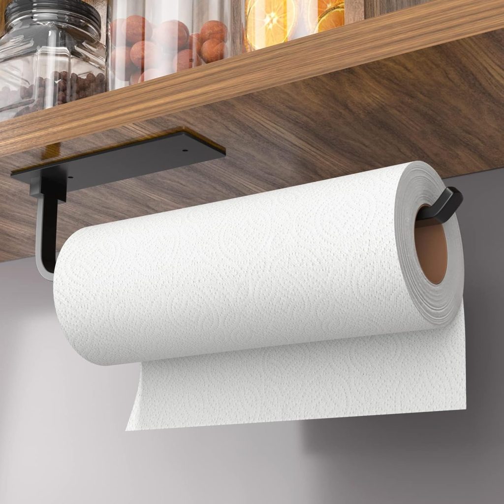 Transform Your Kitchen: Review of the Upgraded Matte Black Paper Towel Holder