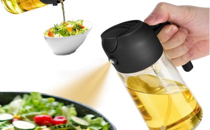Elevate Your Cooking: The 2-in-1 Olive Oil Sprayer for Perfect Flavor!