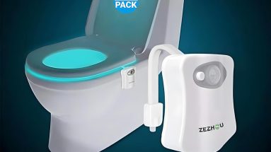 Illuminate Your Night: ZEZHOU Motion Sensor Toilet Night Light Review