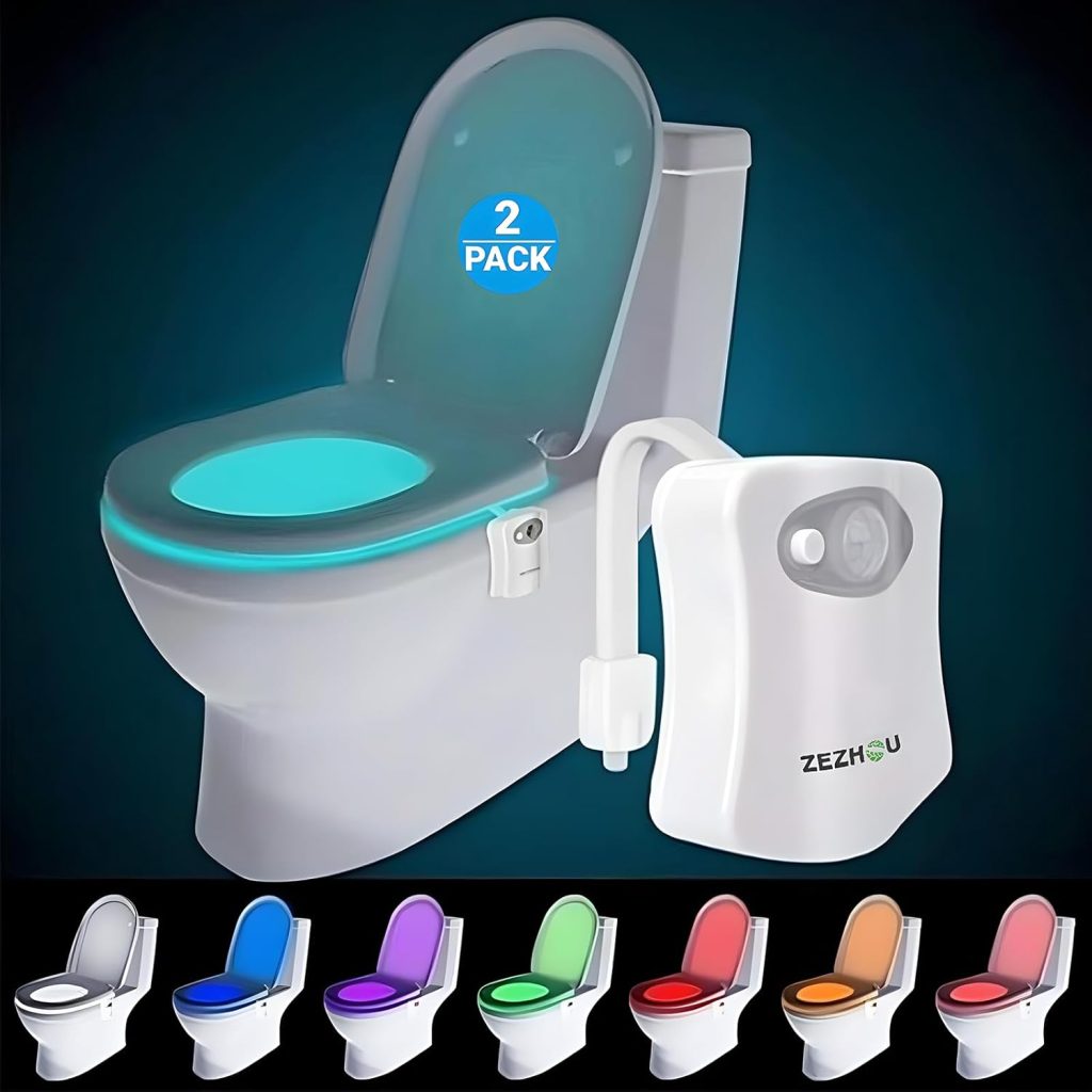 Light Up Your Bathroom: ZEZHOU Motion Sensor Toilet Night Light Review