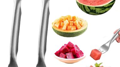 Slice & Serve: The Ultimate 2-in-1 Watermelon Cutter!