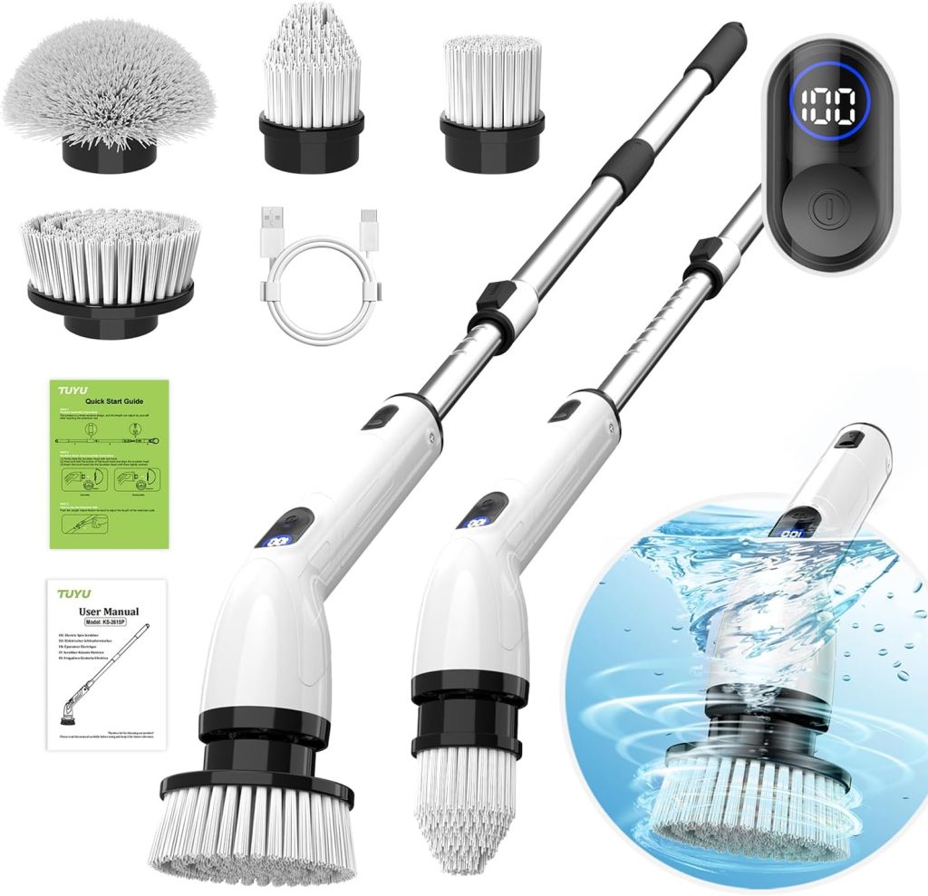 Transform Your Cleaning Routine: The TUYU Electric Spin Scrubber Review
