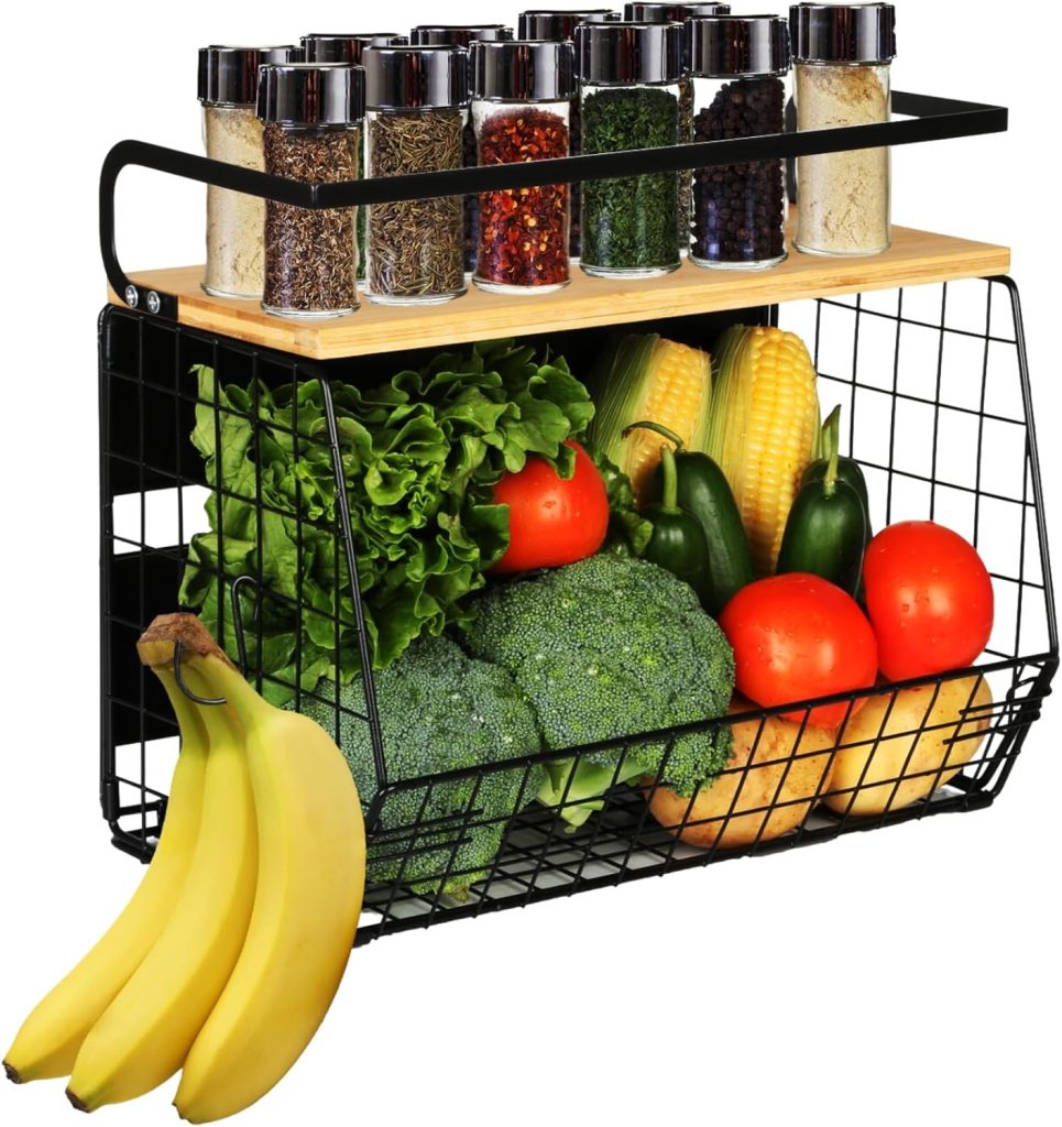 Maximize Your Kitchen Space: Review of the Magnetic Shelf for Fridge with Wood Lid